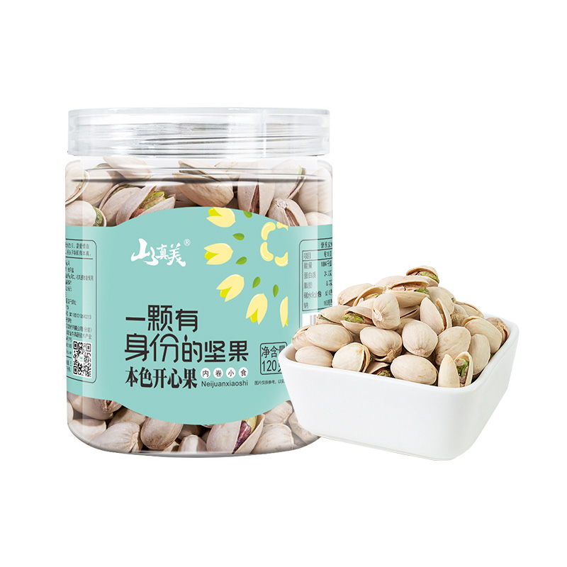 山真美山真美開心果120g（新罐裝）